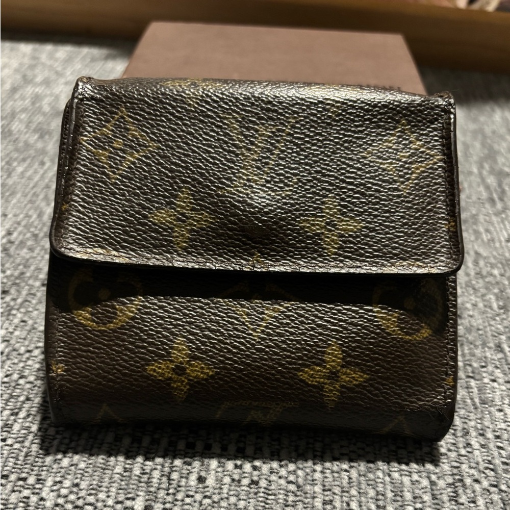 Louis Vuitton Monogram Canvas Brown and Gold Compact Wallet
